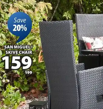 JYSK SKIVE /SAN MIGUEL patio chair offer