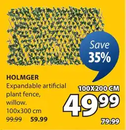 JYSK HOLMGER Expandable artificial plant fence offer