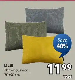 JYSK LILJE Throw cushion offer