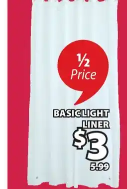 JYSK BASIC LIGHT LINER offer