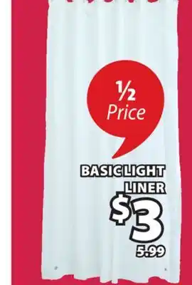 JYSK BASIC LIGHT LINER offer