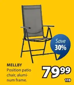 JYSK MELLBY Position patio chair offer