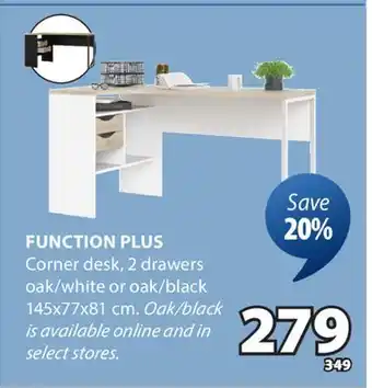 JYSK FUNCTION PLUS Corner desk offer