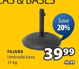 JYSK FAJARA Umbrella base offer