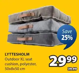 JYSK LYTTESHOLM Outdoor XL seat cushion offer