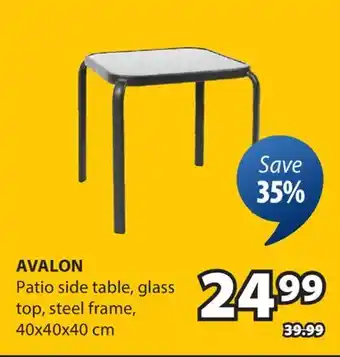 JYSK AVALON Patio side table offer