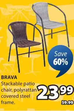 JYSK BRAVA Stackable patio chair offer