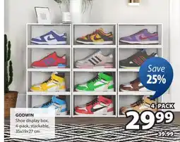 JYSK GODWIN Shoe display box offer
