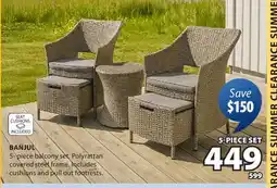 JYSK BANJUL balcony set offer