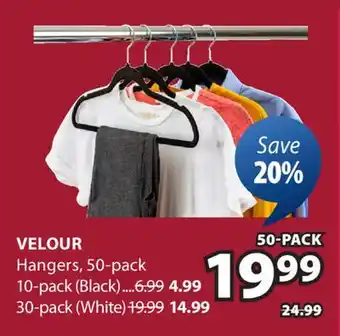 JYSK VELOUR Hangers offer
