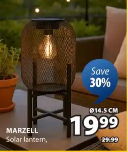 JYSK MARZELL Solar lantern offer