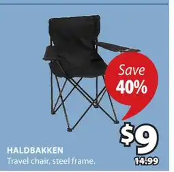 JYSK HALDBAKKEN Travel chair offer
