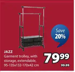 JYSK JAZZ Garment trolley offer