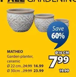 JYSK MATHEO Garden planter offer