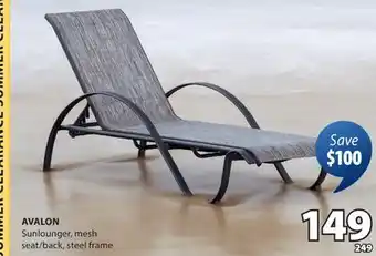 JYSK AVALON Sunlounger offer
