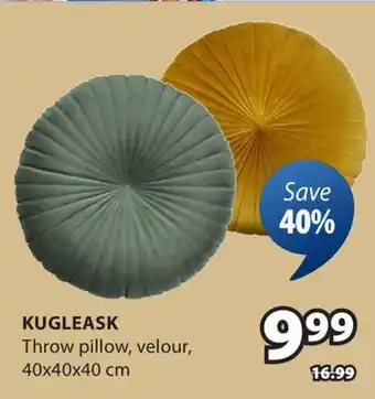 JYSK KUGLEASK Throw pillow offer