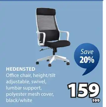 JYSK HEDENSTED Office chair offer