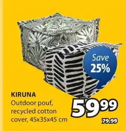 JYSK KIRUNA Outdoor pouf offer