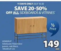 JYSK HEMDRUP Sideboard offer