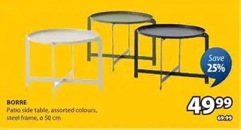 JYSK BORRE Patio side table offer