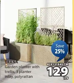 JYSK TRANA Garden planter with trellis offer