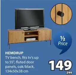 JYSK HEMDRUP TV bench offer
