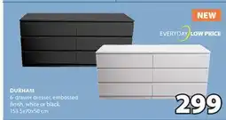 JYSK DURHAM 6-drawer dresser offer