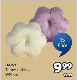 JYSK DAISY Throw cushion offer