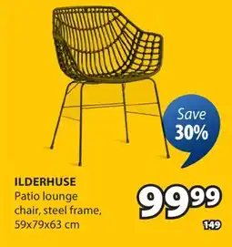 JYSK ILDERHUSE Patio lounge chair offer