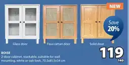 JYSK BOISE 2-door cabinet offer