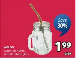 JYSK MELON Mason jar offer