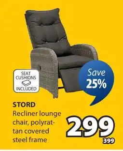 JYSK STORD Recliner lounge chair offer