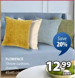 JYSK FLORENCE Throw cushion offer