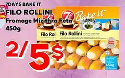Marche Salaberry 7 DAYS BAKE IT FILO ROLLINI offer