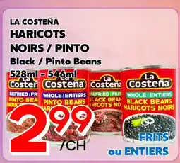 Marche Salaberry HARICOTS NOIRS / PINTO LA COSTENA offer