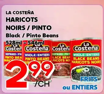 Marche Salaberry HARICOTS NOIRS / PINTO LA COSTENA offer