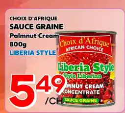 Marche Salaberry Choix D'Afrique Sauce Graine offer