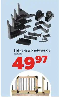 Matériaux Pont Masson Sliding Gate Hardware Kit - Black offer