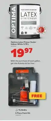 Matériaux Pont Masson Optima Latex Primer Sealer Indoor White 3,78 L offer