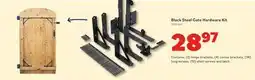 Matériaux Pont Masson Black Steel Gate Hardware Kit offer