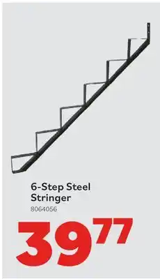 Matériaux Pont Masson 6-Step Steel Stringer -Black offer