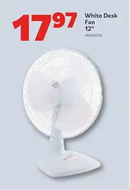 Matériaux Pont Masson Desk Fan - 12 - White offer