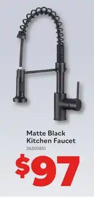 Matériaux Pont Masson Matte Black Kitchen Faucet offer