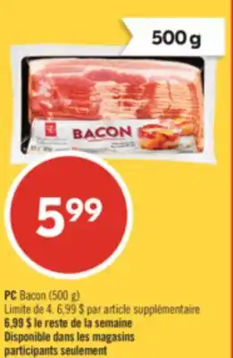 Pharmaprix PC Bacon offer