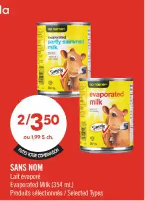 Pharmaprix NO NAME Evaporated Milk offer