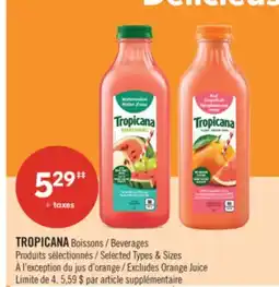 Pharmaprix TROPICANA Beverages offer