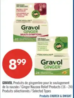 Pharmaprix GRAVOL Ginger Nausea Relief Products offer