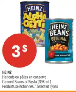 Pharmaprix HEINZ Canned Beans or Pasta offer
