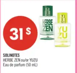 Pharmaprix SOLINOTES HERBE ZEN or YUZU Eau de parfum offer