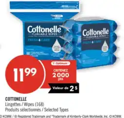 Pharmaprix COTTONELLE Wipes offer